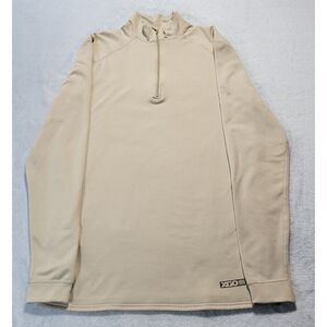 XGO Beige Acclimate Dry Phase 4 Long Sleeve 1/4 Zip Military Pullover USA Mens M